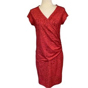 Athletes Nectar Wrap Dress | Medium | Print